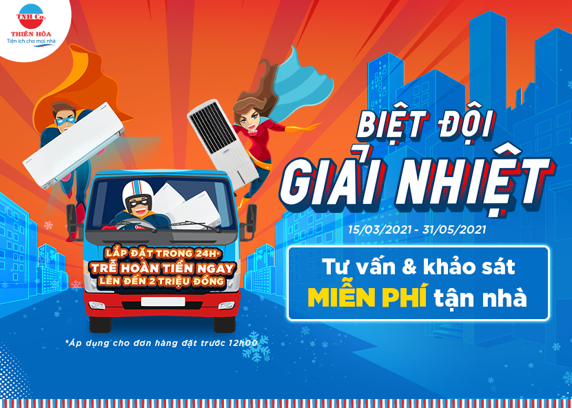 Tư vấn – khảo sát tận nơi miễn phí cho khách hàng mua máy lạnh tại Thiên Nam Hòa