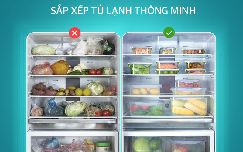 Mẹo sắp xếp, bảo quản thức ăn trong tủ lạnh