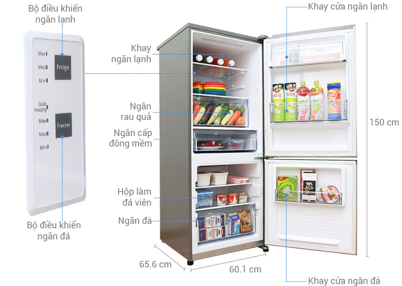 Tìm hiểu 3 dòng sản phẩm Tủ Lạnh Panasonic 255 lít tại Điện Máy Thiên Nam Hòa