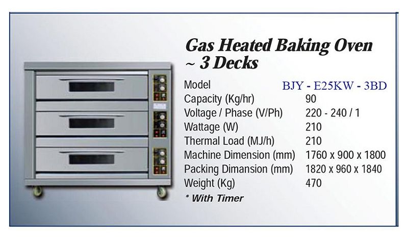 Lò nướng điện Berjaya BJY-E25KW-3BD