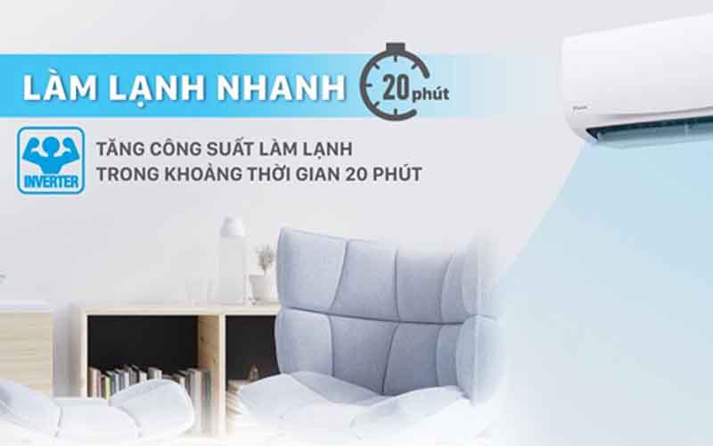 Máy lạnh DAIKIN Inverter 2.5 HP FTKF60XVMV