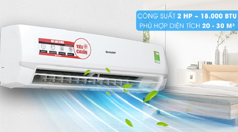 Máy Lạnh Sharp AH-A18SEW 2.0 HP/5.28kW