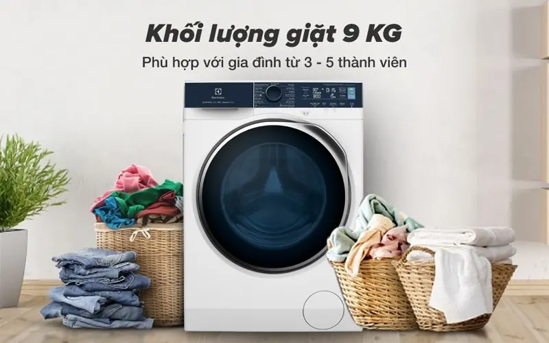 Máy giặt ELECTROLUX Inverter 9kg EWF9042Q7WB