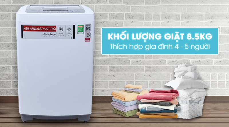 Máy giặt Inverter LG 8.5Kg T2385