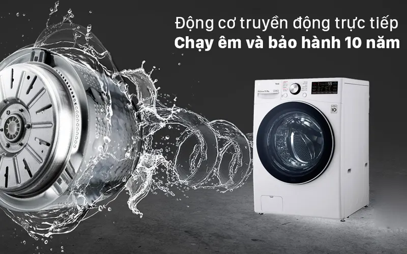 Máy giặt sấy LG F2515RTGW