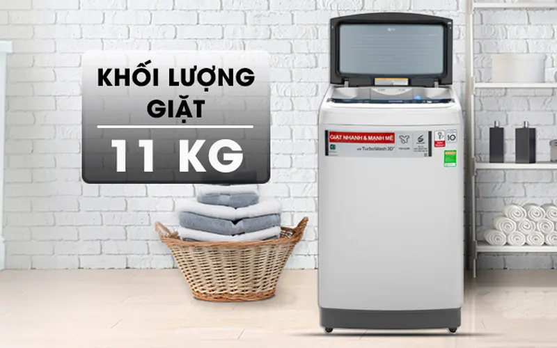 Máy giặt Inverter LG 11kg TH2111SSAL