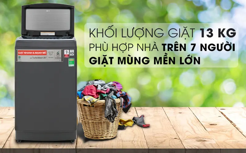 Máy giặt Inverter LG 13kg TH2113SSAK