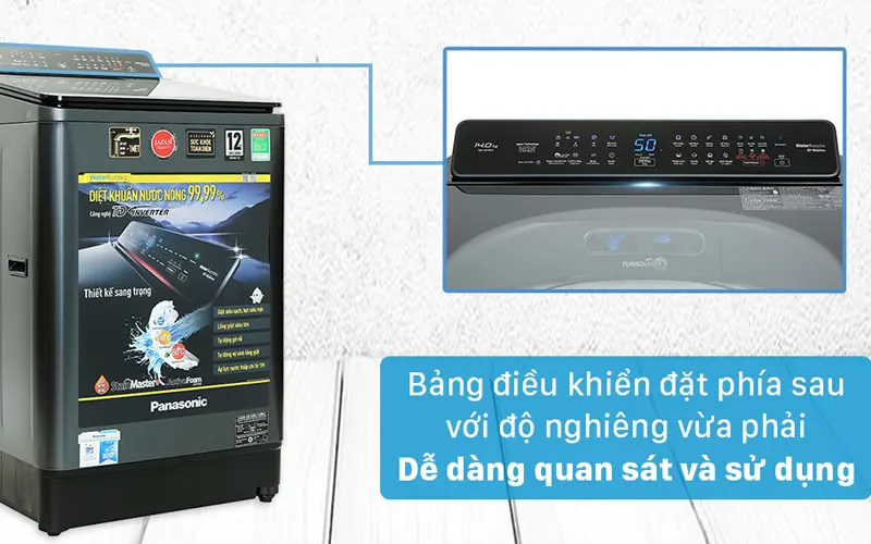 Máy giặt PANASONIC Inverter 14kg NA-FD14V1BRV