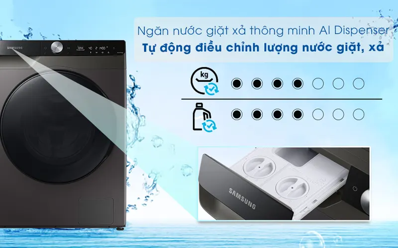 Máy giặt sấy SAMSUNG Inverter 11kg WD11T734DBX/SV