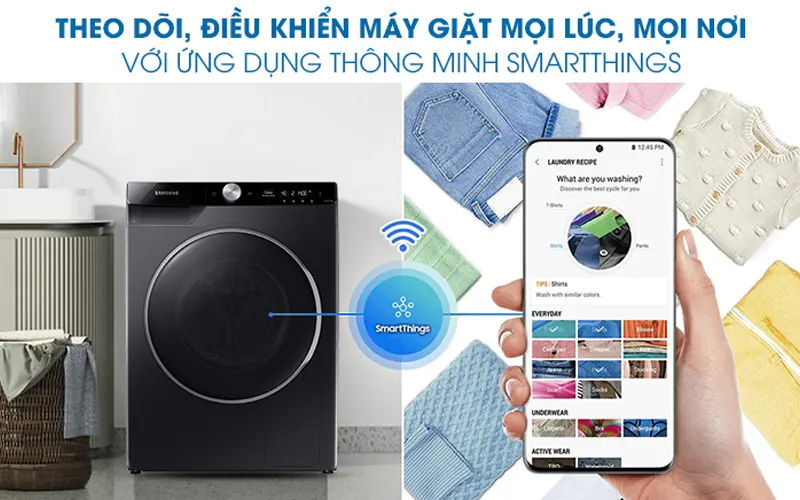 Máy giặt SAMSUNG Inverter 9kg WW90TP44DSB