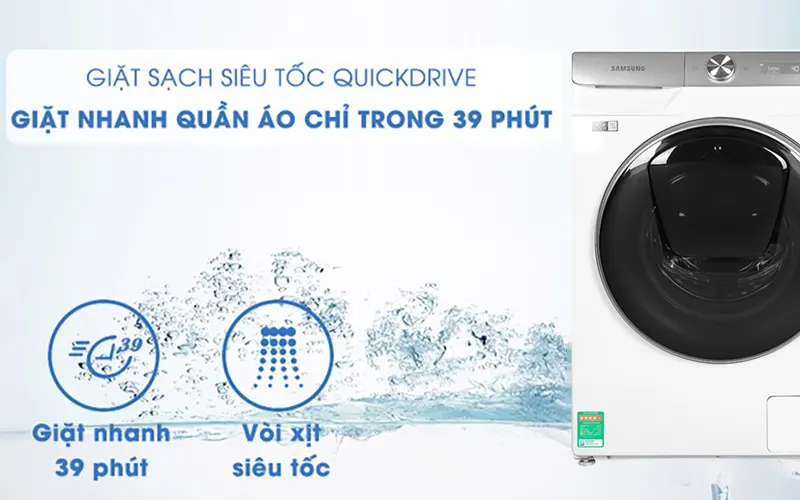 Máy giặt SAMSUNG Inverter 9kg WW90TP54DSH/SV