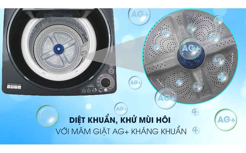 Máy giặt Sharp 10.2 kg ES-W102PV-H