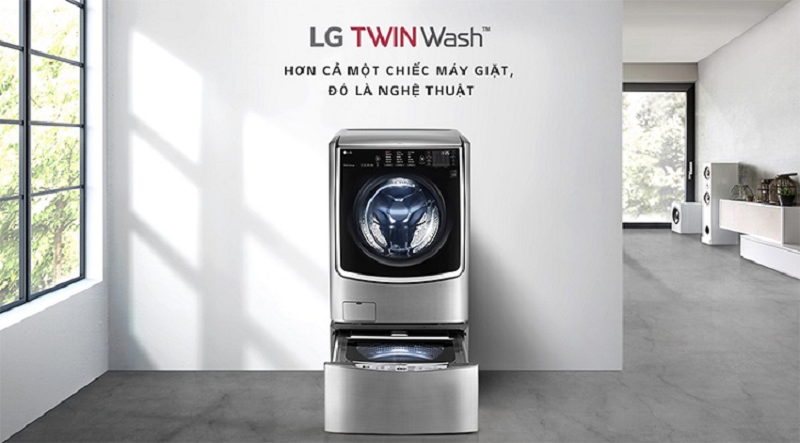Máy giặt cửa ngang LG TWINWash 2 lồng F2721HTTV