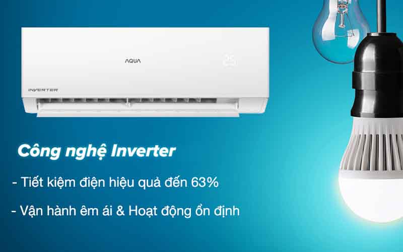 Máy lạnh AQUA Inverter 1.5 HP AQA-RV13QA