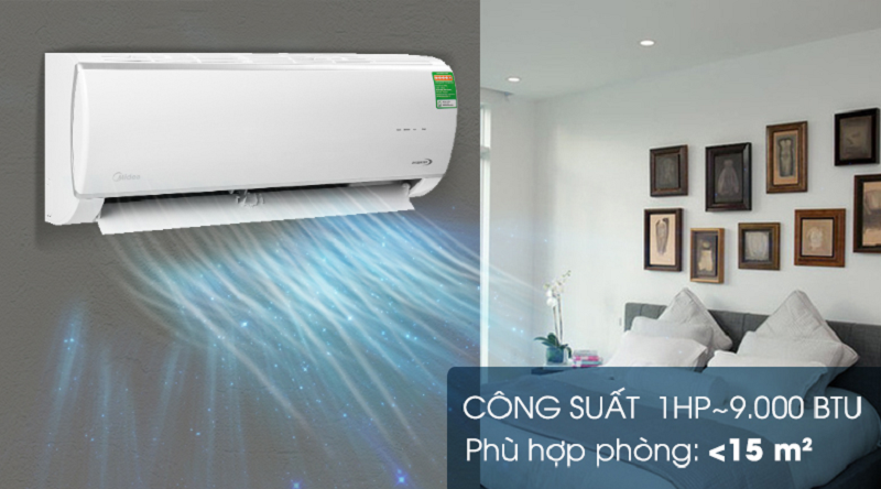 Máy lạnh Midea Inverter 1 HP MSAFA-10CRDN8