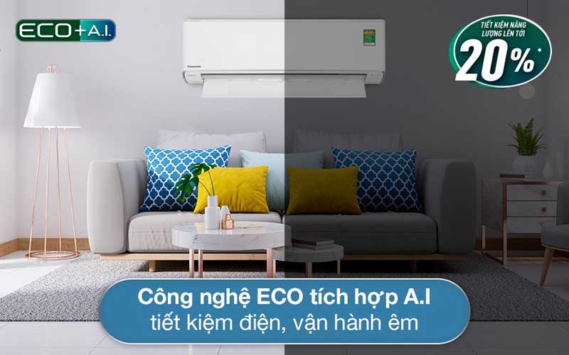 Máy lạnh PANASONIC Inverter 1HP CU/CS-XU9ZKH-8