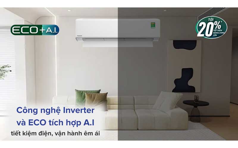 Máy lạnh PANASONIC Inverter 2HP CU/CS-XU18ZKH-8