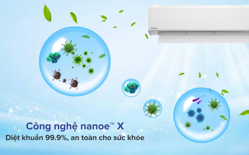 Máy lạnh PANASONIC Inverter 2HP CU/CS-XU18ZKH-8