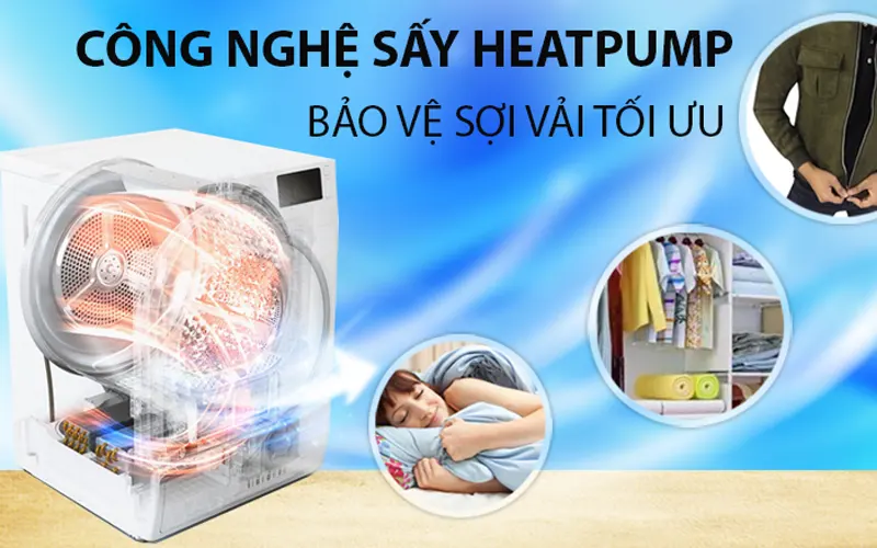 Máy sấy LG inverter 10.5 kg DVHP50P