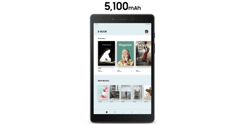 Máy Tính Bảng Samsung SM-T295NZSAXEV (TAB A 2019)  Bạc