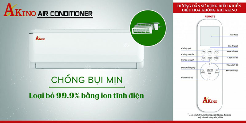 Máy lạnh Akino 1.5 HP AKN-12CFS1FA