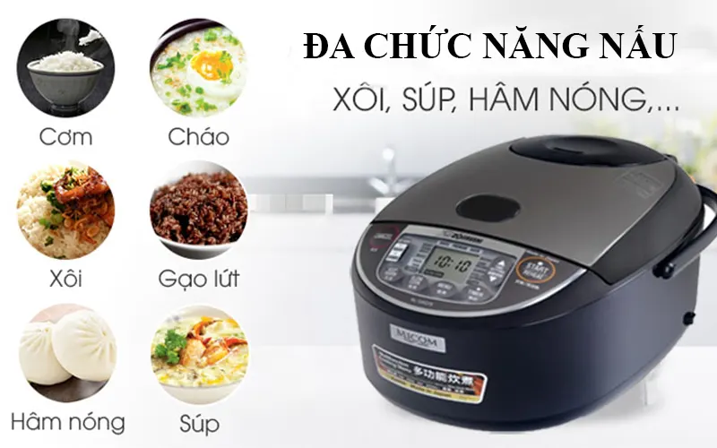 Nồi cơm 1.8 lít ZOJIRUSHI NL-GAQ18-BM