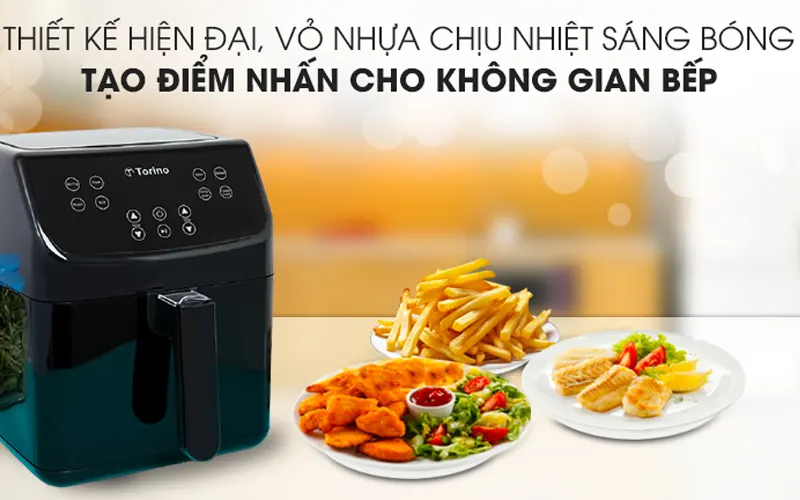 Nồi chiên không dầu Torino 5.5 lít TF-JW55A