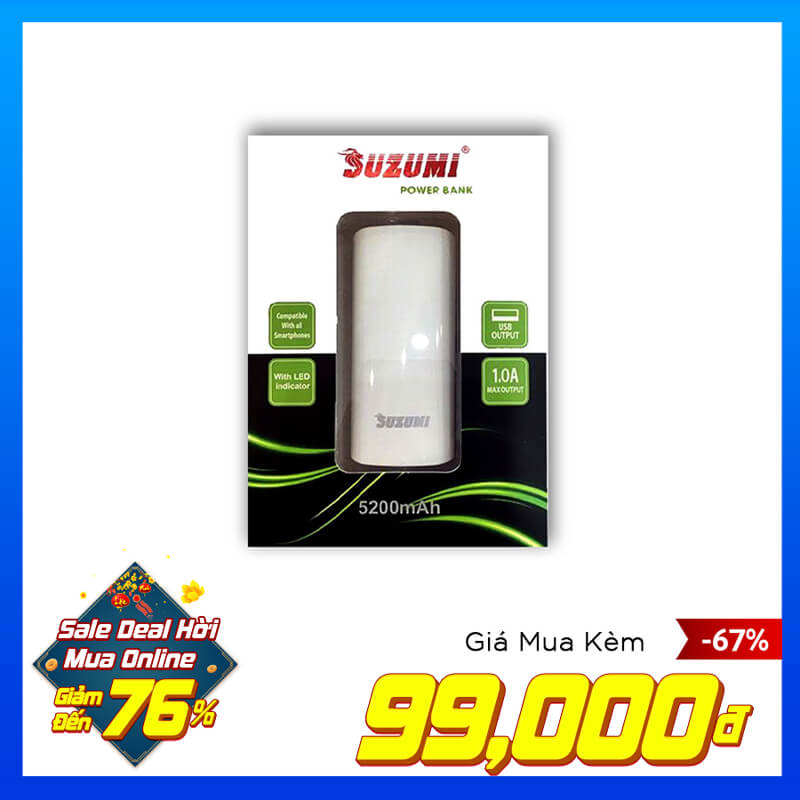 Pin sạc dự phòng Suzumi SU-511 5200 mAh 