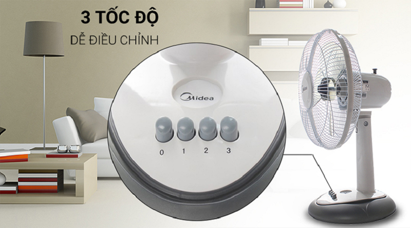 Quạt bàn mini Midea FT30 - Y8BA