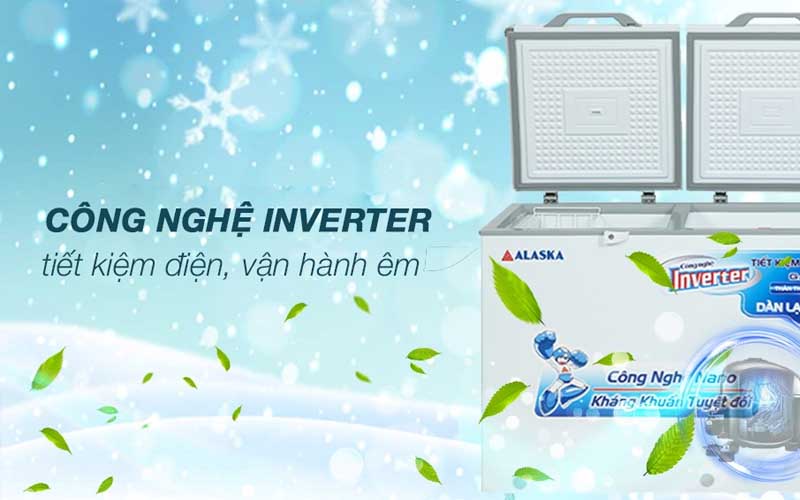 Tủ đông ALASKA Inverter 221L BCD-3568CI