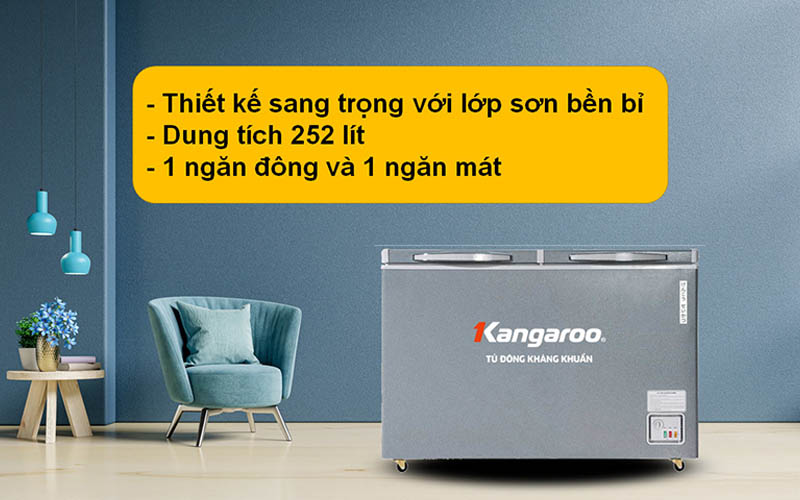 Tủ đông KANGAROO 252 lít KGFZ318NG2