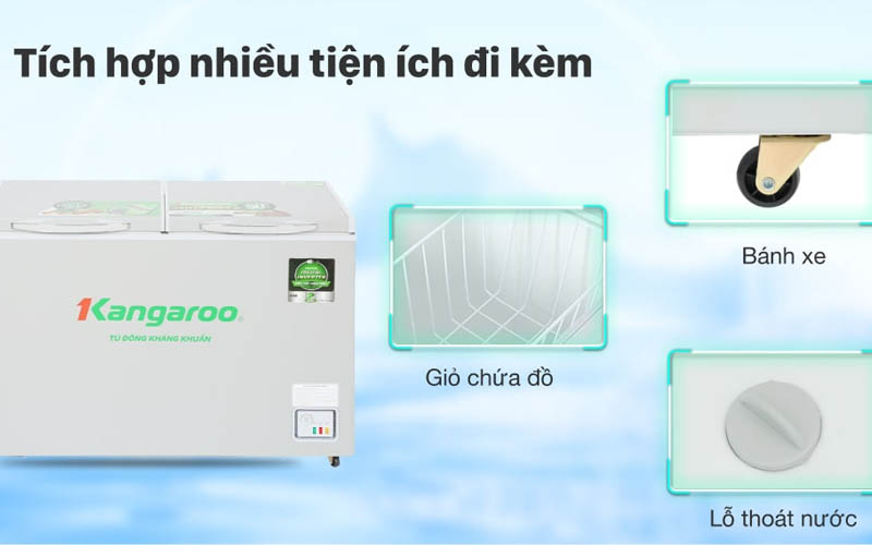 Tủ đông KANGAROO Inverter 286 lít KGFZ290IC1