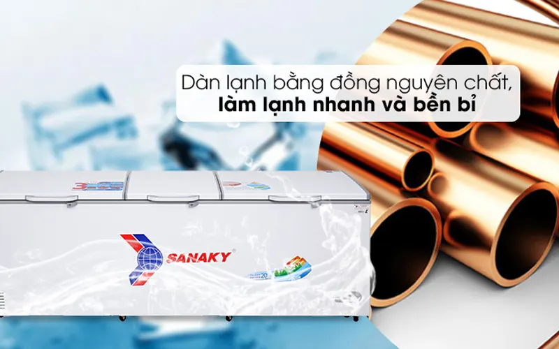 Tủ đông SANAKY 900 lít VH-1199HY3