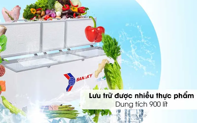 Tủ đông SANAKY 900 lít VH-1199HY3