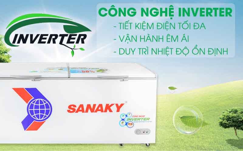 Tủ đông Sanaky inverter 761 lít VH-8699HY3