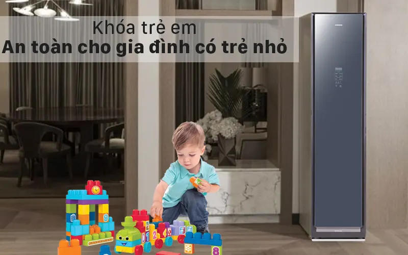 Tủ chăm sóc quần áo SAMSUNG 6kg DF60R8600CG/SV