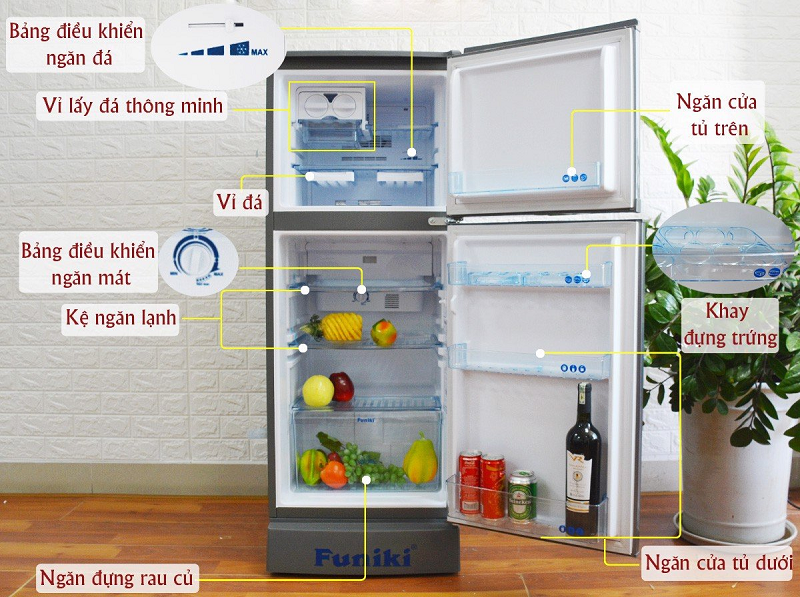 Tủ lạnh 120 lít Funiki Hòa Phát FR-126ISU