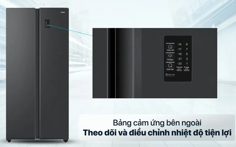 Tủ lạnh AQUA Inverter 480 lít AQR-S480(BL)