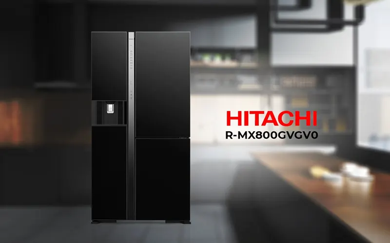 Tủ lạnh HITACHI Inverter 569 lít R-MX800GVGV0 (GBK)