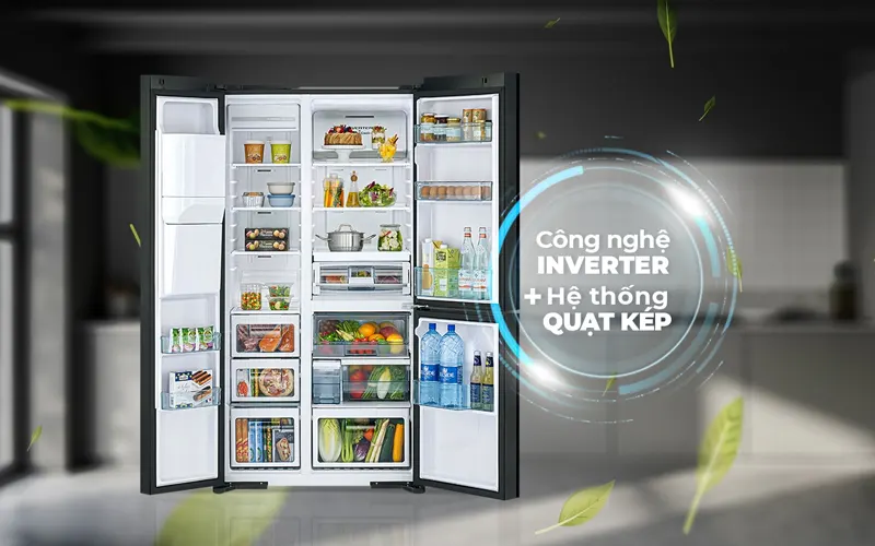 Tủ lạnh HITACHI Inverter 569 lít R-MY800GVGV0 (MIR)