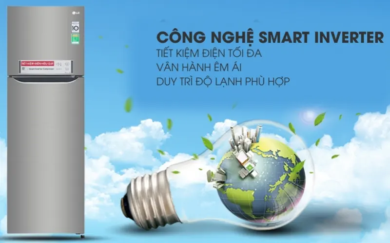 Tủ lạnh Inverter LG 272 lít GN-M255PS