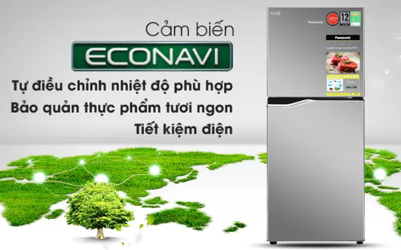 Tủ lạnh PANASONIC Inverter 170 lít NR-BA190PPVN