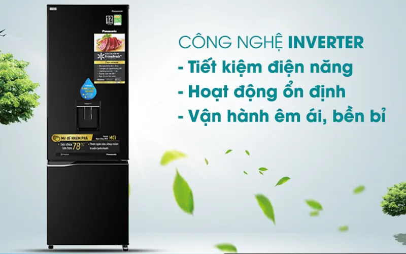 Tủ lạnh PANASONIC Inverter 322 lít NR-BC360WKVN