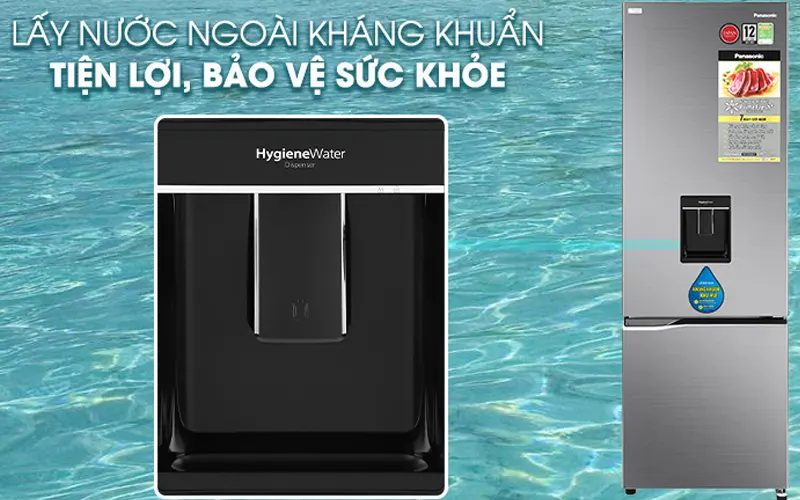 Tủ lạnh PANASONIC Inverter 322 lít NR-BV360WSVN