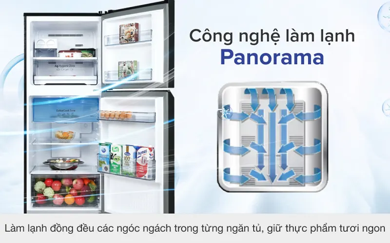 Tủ lạnh PANASONIC Inverter 268 lít NR-TV301VGMV