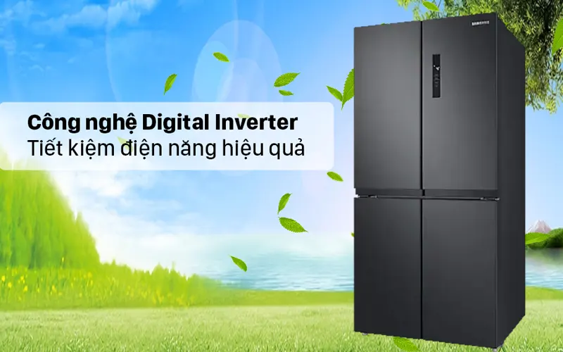 Tủ lạnh SAMSUNG Inverter 488 lít RF48A4000B4/SV