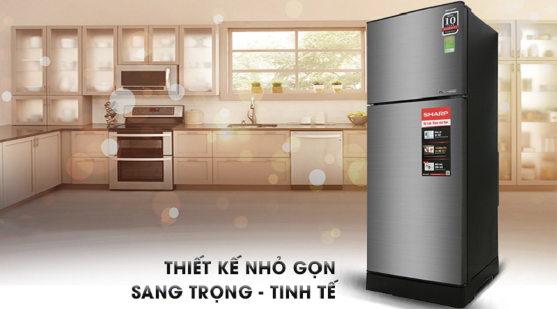 Tủ lạnh Sharp Inverter 196 Lít SJ-X201E-DS