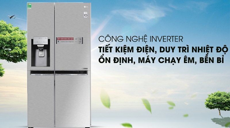 Tủ lạnh inverter LG GR-D247JS