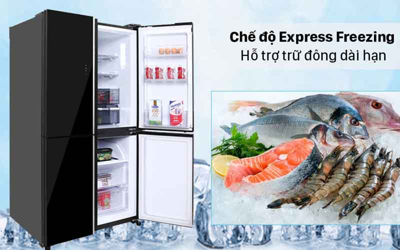 Tủ lạnh SHARP INVERTER 600 lít SJ-SBX600VG-BK
