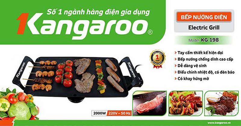 bếp nướng điện Kangaroo